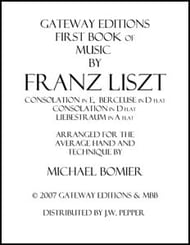 First Book of the Music of Franz Liszt piano sheet music cover Thumbnail